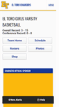 Mobile Screenshot of eltorogirlsbasketball.com